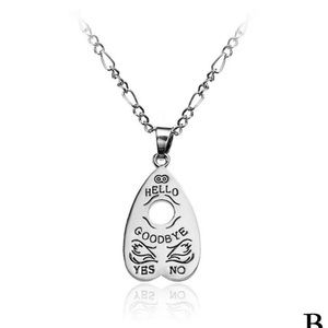 NEW! Silver Ouija Board Halloween necklace